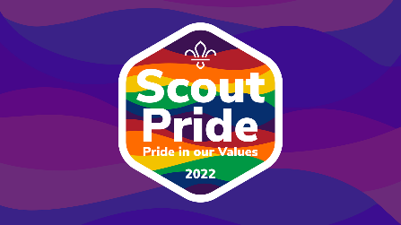 Scout Pride badge